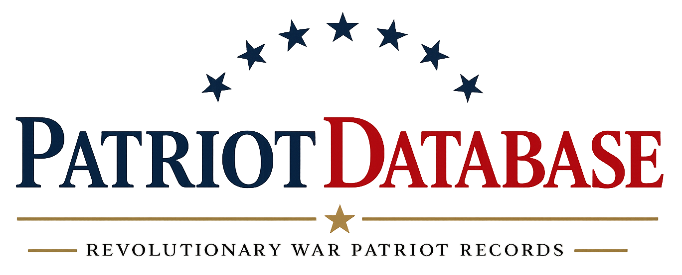 PatriotDatabase — Revolutionary War Patriot Records
